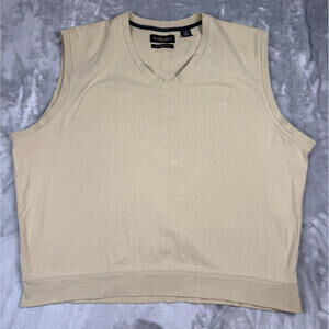 Golden Bear Men’s Sz XL V-Neck Sweater Vest 100% Combed Cotton